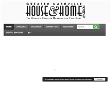 Tablet Screenshot of houseandhomenashville.com